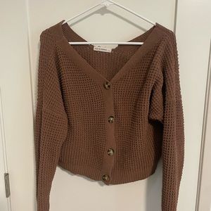 Moon and Madison light brown sweater